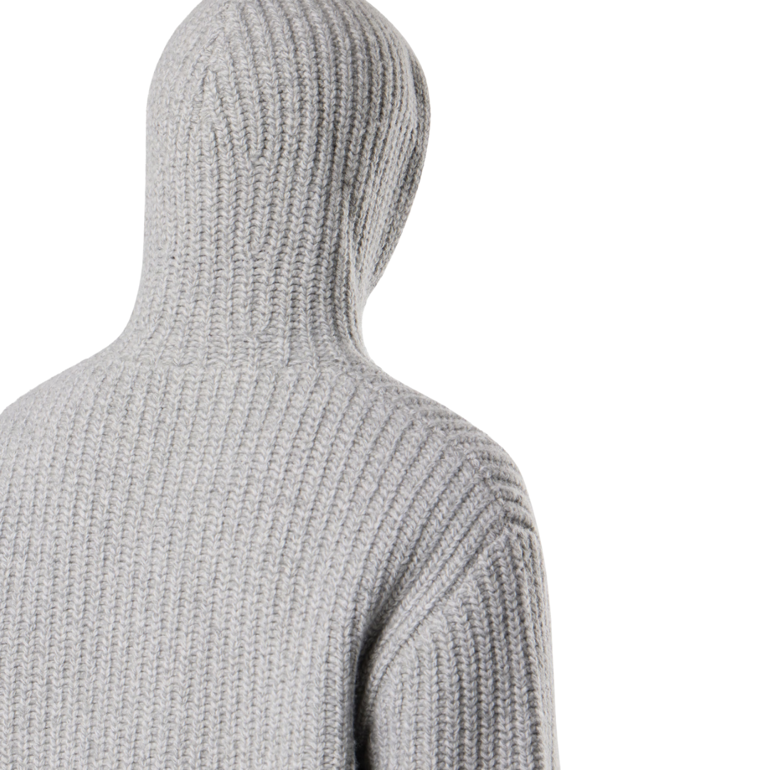 Heavyweight Zip Hoodie mit Patch – Schwarz SI01